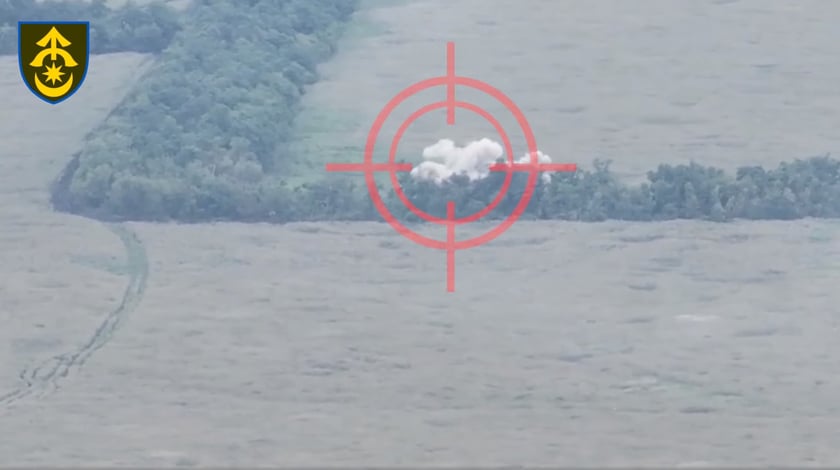Бійці 31 бригади знищили ворожий розрахунок Д-30 касетними боєприпасами (ВІДЕО)
