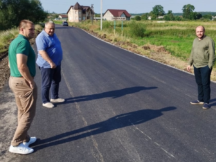  На Львівщині відремонтували дорогу «Дрогобич-Снятинка»