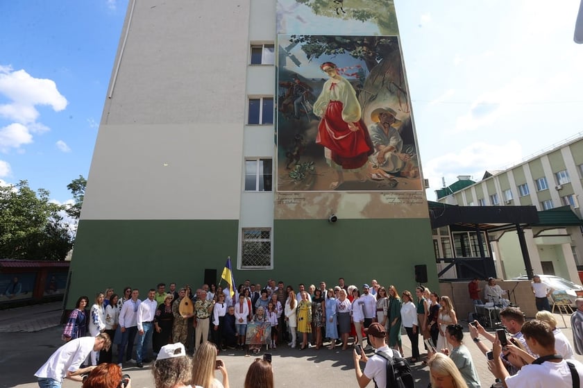 В Ірпені з’явився найбільший у світі мурал картини Тараса Шевченка «Катерина»