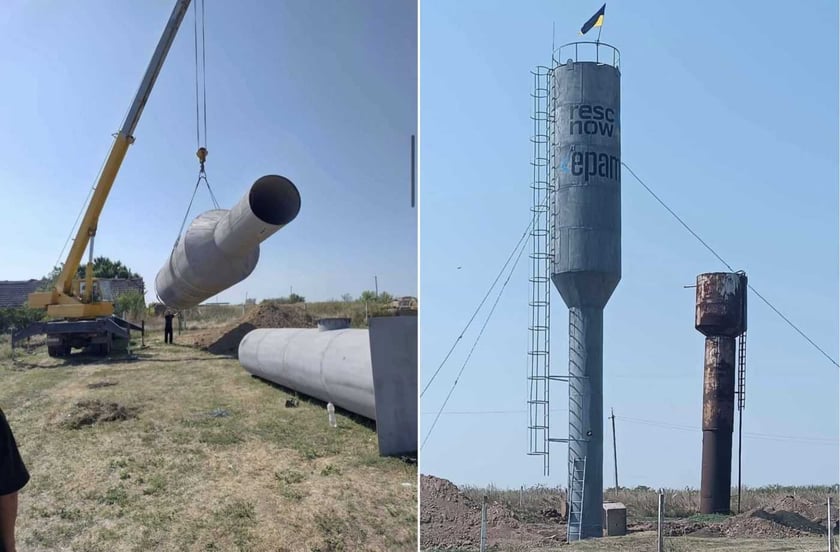 На Херсонщині встановили водонапірну вежу