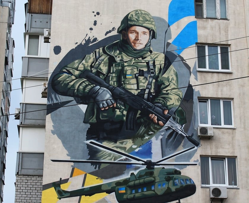 У Києві створили мурал бійцю Азова «Оджосу»