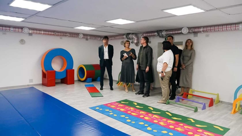 У дитсадку на Київщині відкрили укриття зі спортзалом