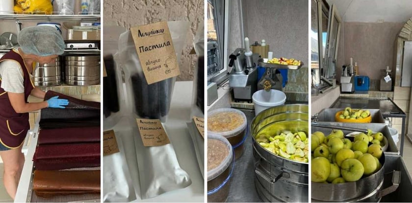 На Полтавщині підприємиця відкрила за грант міні цех з перероблення ягід і виготовляє пастилу