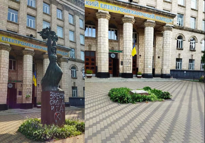 У Києві демонтували пам’ятник комуністу Миколі Островському