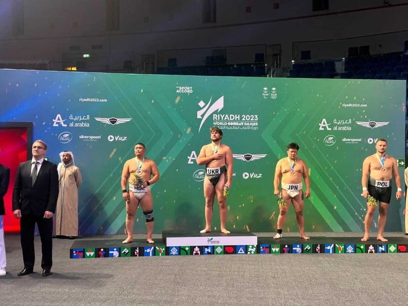 Вінницький сумоїст став чемпіоном на всесвітніх іграх з єдиноборств
