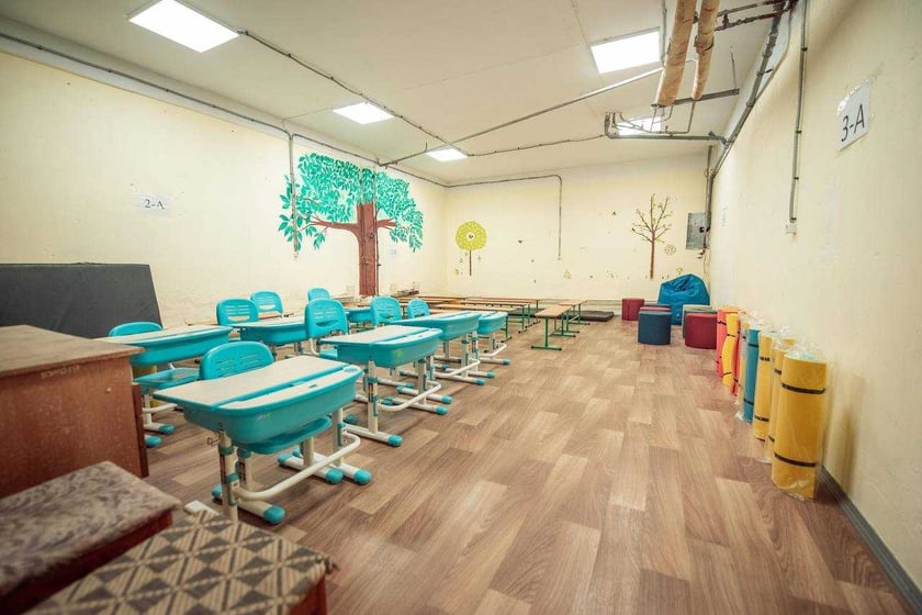 У Києві на Солом’янці відкрили нове укриття площею 390 кв м