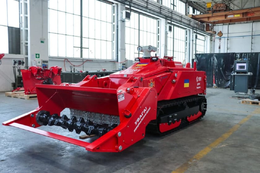 Корейське міжнародне агентство передало ДСНС чотири машини розмінування