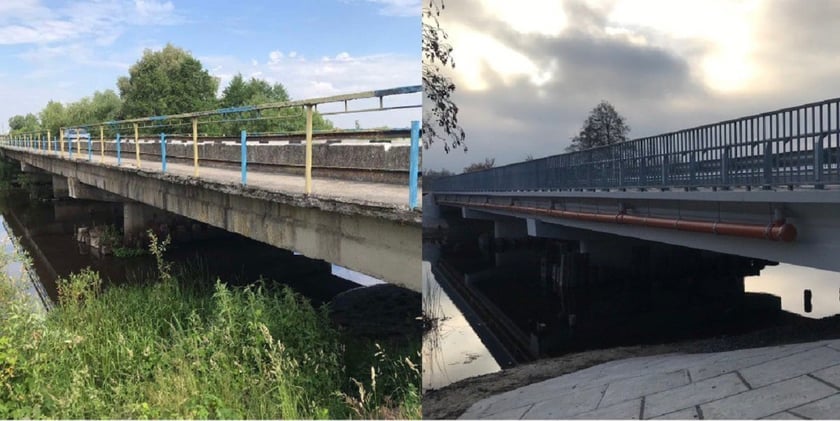 На Волині відремонтували 54-метровий міст через річку Вижівка