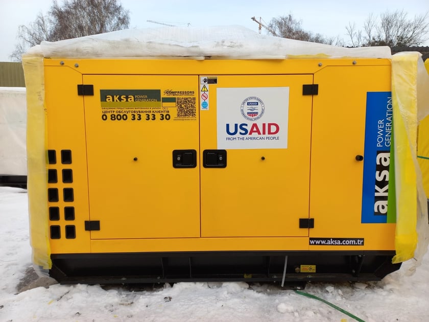 USAID встановив потужний генератор на залізничному КПП на Волині