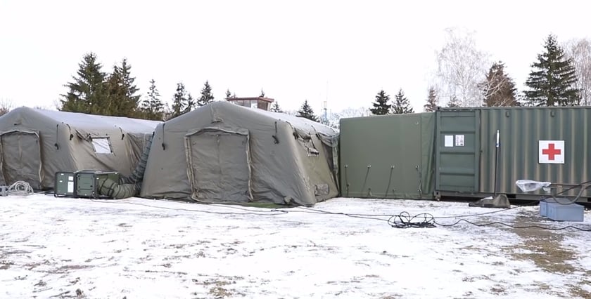 Нідерландська компанія Hospitainer передала прикордонникам польовий шпиталь (ВІДЕО)