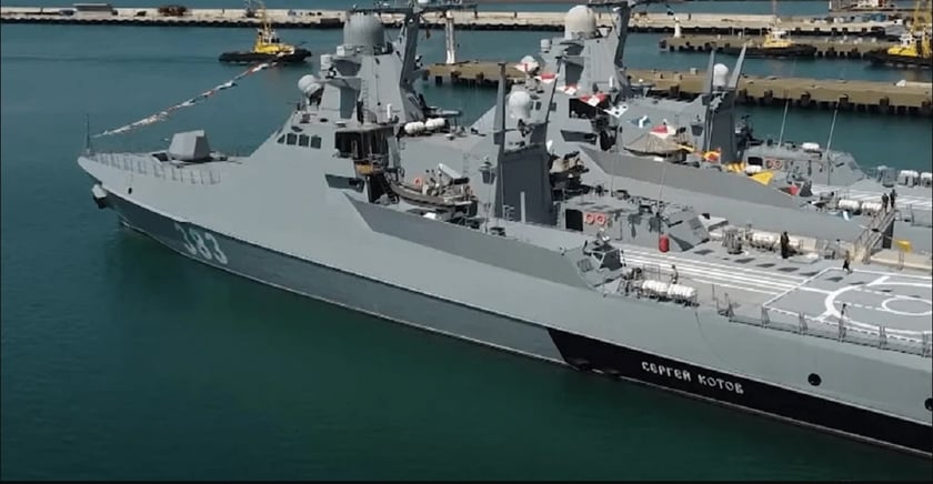 Дрони ГУР знищили корабель чорноморського флоту «Сергій Котов» (ВІДЕО)