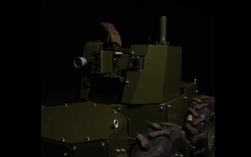 Українські розробники представили робота «Лють», який вміє проводити штурми