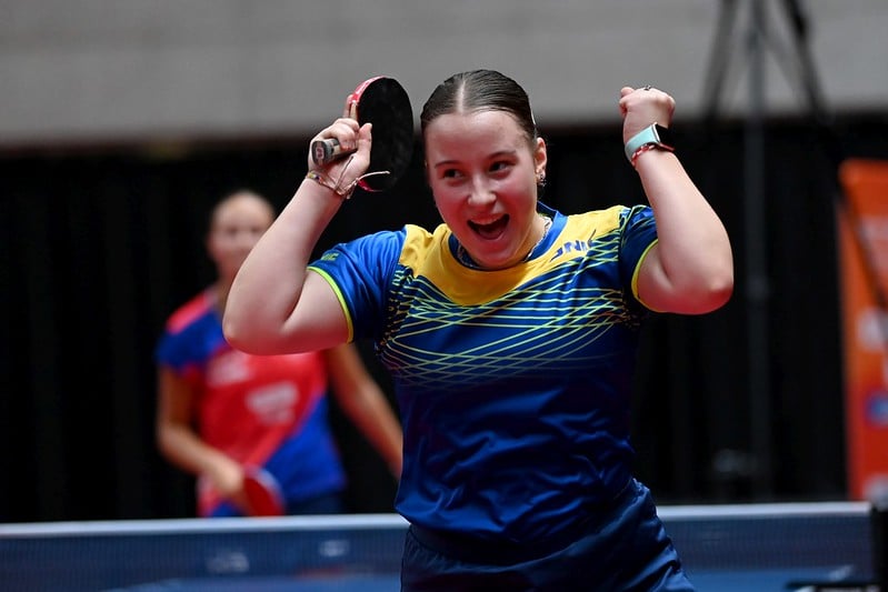 Українка перемогла на Турнірі найсильніших юніорів Європи з настільного тенісу