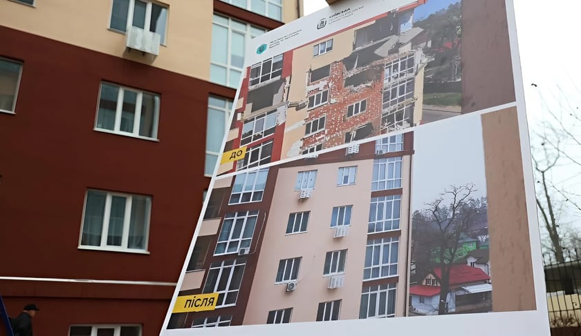 В Ірпені відновили дві багатоповерхівки, зруйновані обстрілами у 2022 році