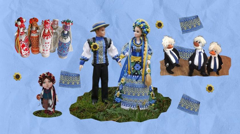 У стилі УПА, бойові гусаки та мотанки-обереги: 10 ляльок від українських майстринь