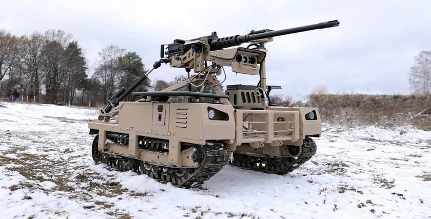 У Міноборони розкрили характеристики українського робота-кулемета з функціями ШІ