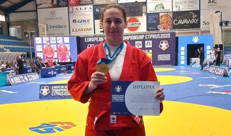 Українська жіноча збірна з самбо здобула першість на чемпіонаті Європи на Кіпрі