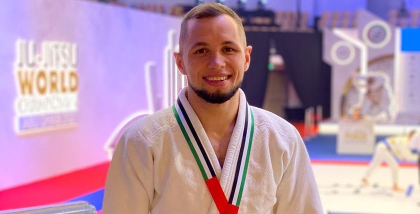 Богдан Мочульський на чемпіонаті світу з джиу-джитсу