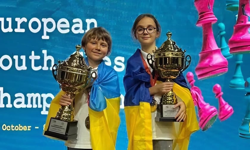 Українці Мирон Нетребка та Дар’я Кравчук вибороли золоті медалі на чемпіонаті Європи з шахів