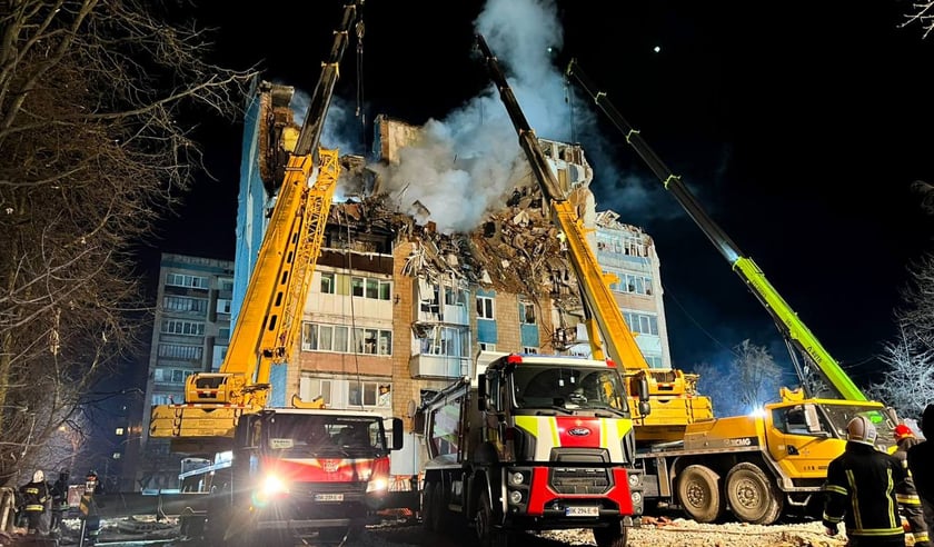 удар по багатоповерхівці в Тернополі