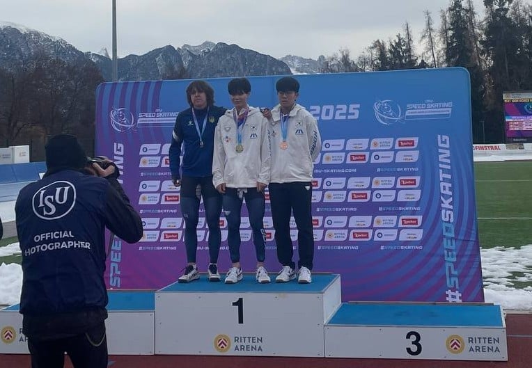 Уперше на юніорському Кубку світу з ковзанярського спорту українець виборов «срібло»