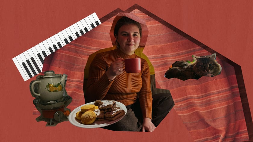 «Захотілося, як у дитинстві»: киянка зробила халабуду у квартирі, і тепер вдома на 10°C тепліше