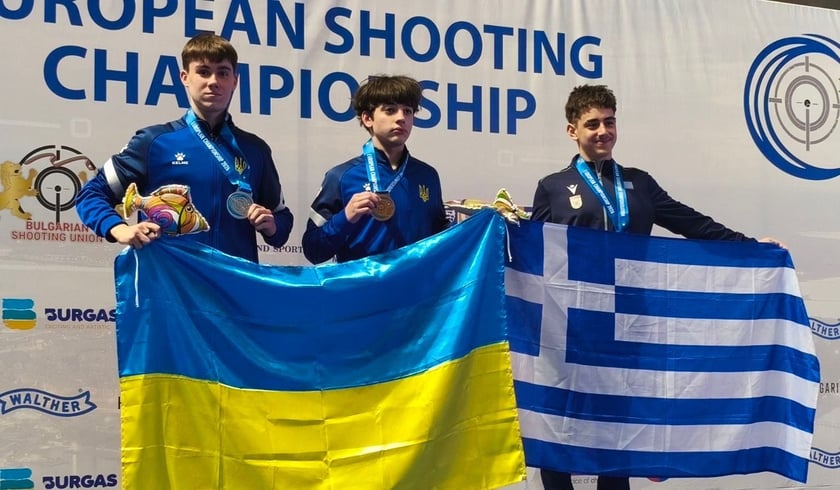 Українські підлітки вибороли 4 нагороди на чемпіонаті Європи з кульової стрільби