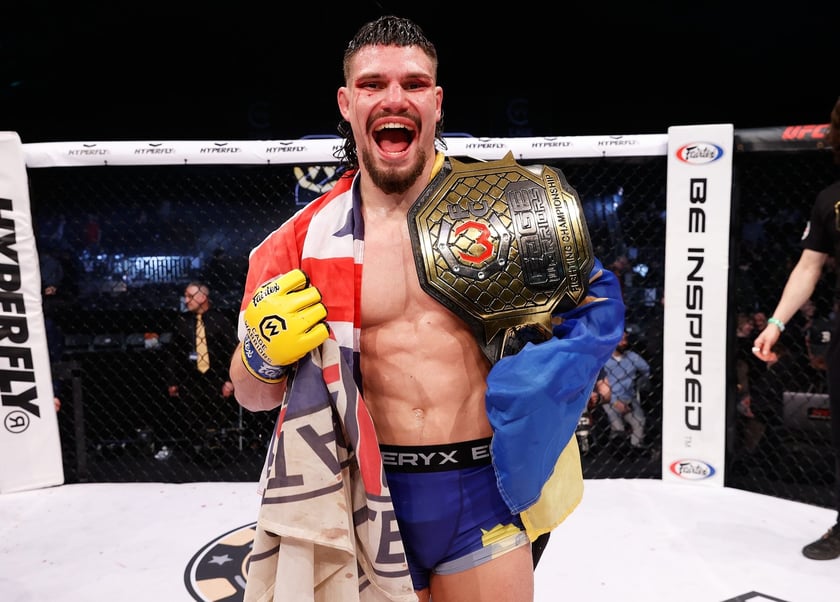 Боєць ММА Микита Баглей став першим в історії України чемпіоном на Cage Warriors