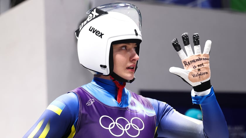 Українська санкарка виступила на Олімпіаді-2026 із написом «Пам’ять — це не порушення»