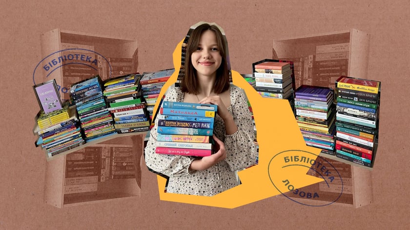 «Бібліотеки тримаються завдяки доброчинцям»: 13-річна дівчинка створила систему збору книжок для підлітків
