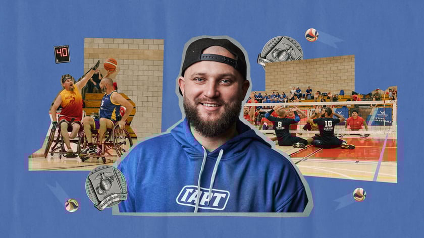 Регбі та волейбол на кріслах колісних, що повертають до життя. Як ветеран з ампутацією виборює медалі в США