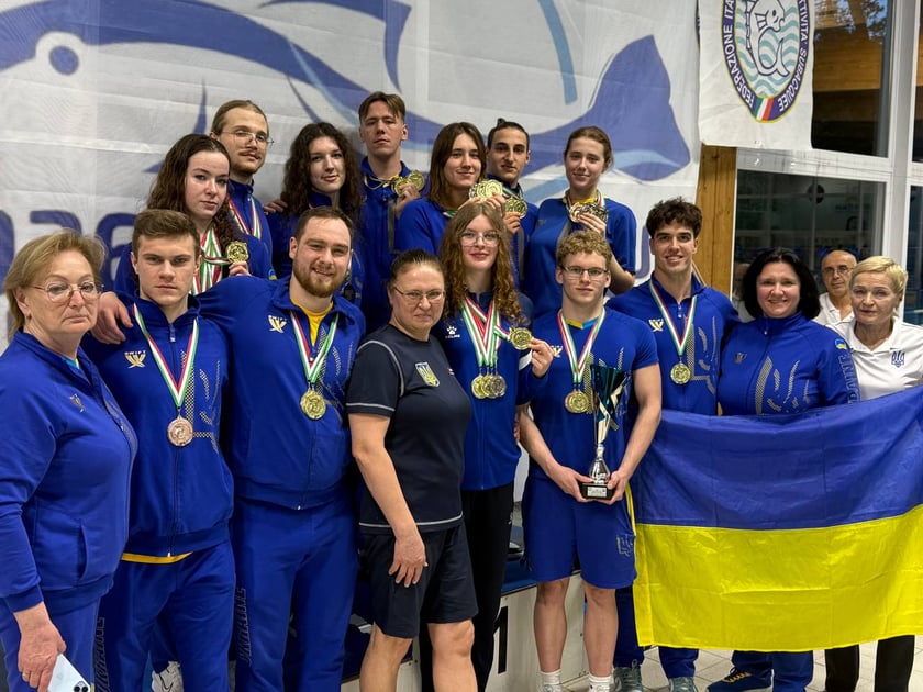Українці здобули 29 медалей і стали першими на етапі Кубка світу з підводного спорту