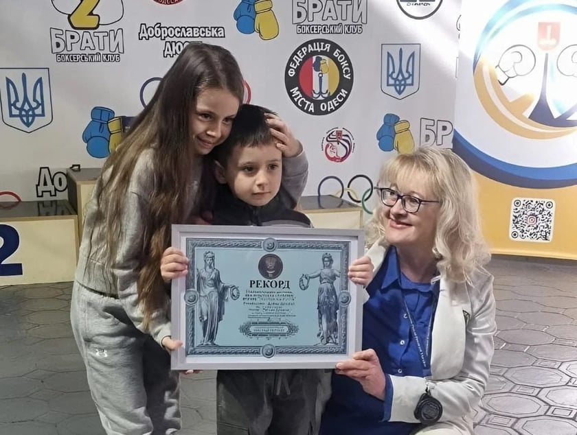 Чотирирічний одесит встановив рекорд України, виконавши 1150 присідань без перерви