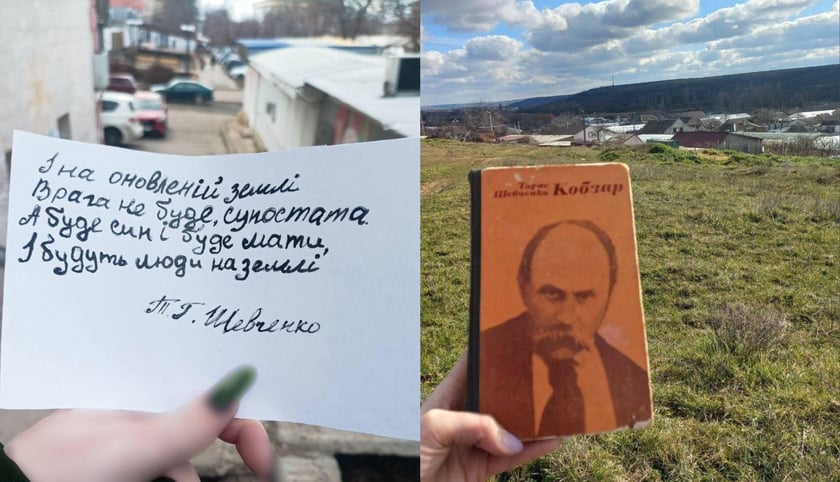 «Борітеся — поборете»: українці на ТОТ провели акцію до Дня народження Шевченка (ФОТО)