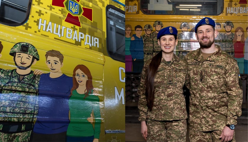 У київському метро запустили тематичний вагон до річниці створення Нацгвардії (ФОТО)