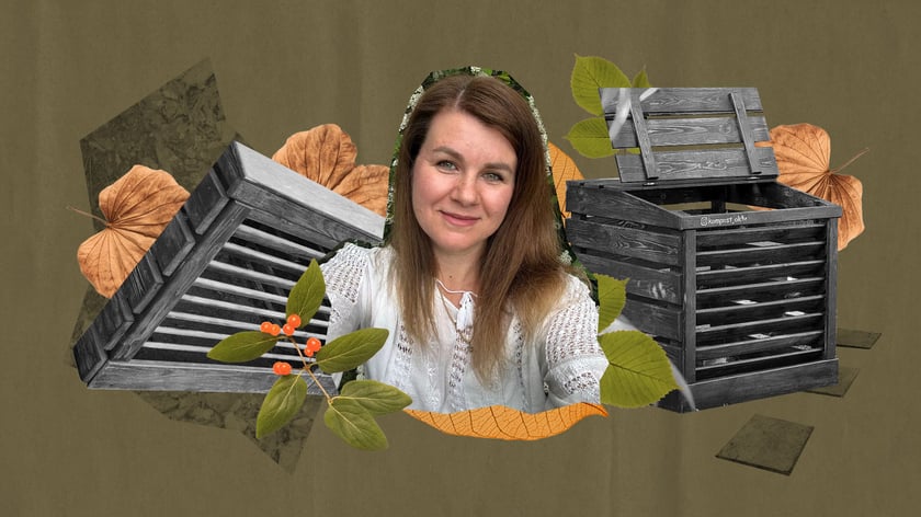 На Київщині почали компостувати сміття у дворі багатоповерхівки — тепер так роблять у 60 громадах України