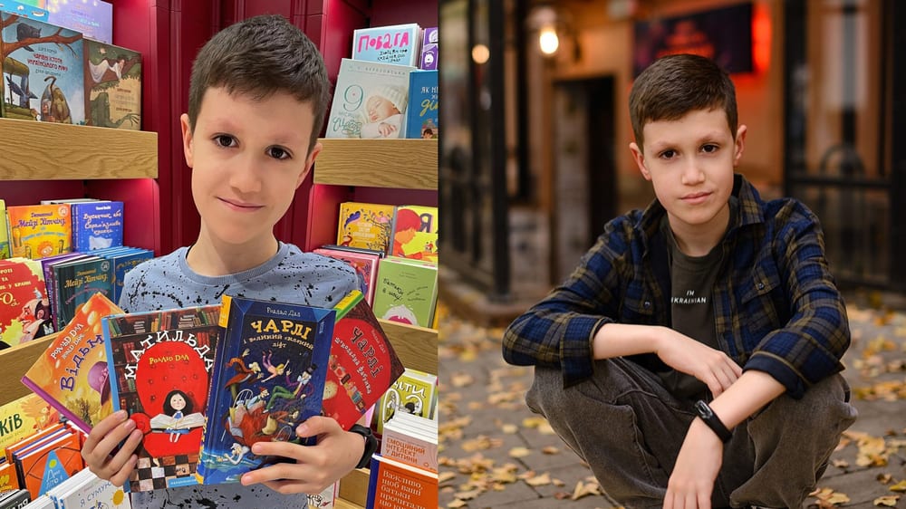 11-річний хлопчик озвучує книжки та донатить на ЗСУ