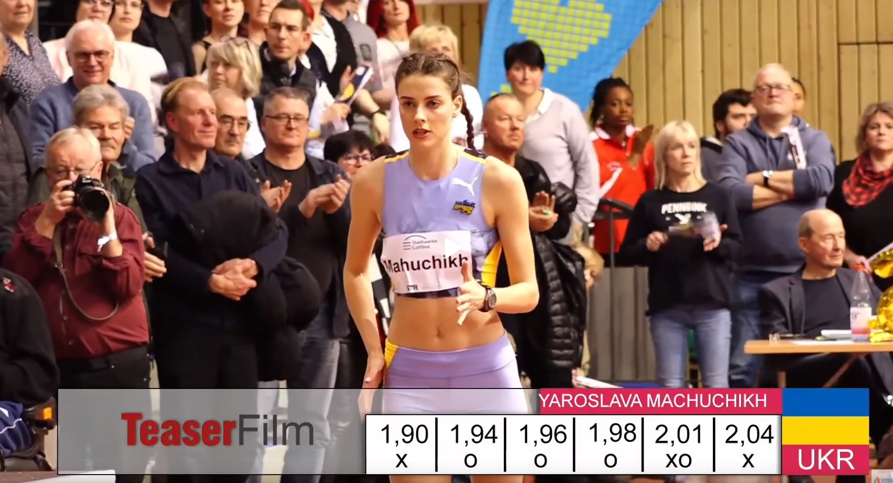 Ярослава Магучіх встановила новий рекорд сезону в стрибках у висоту